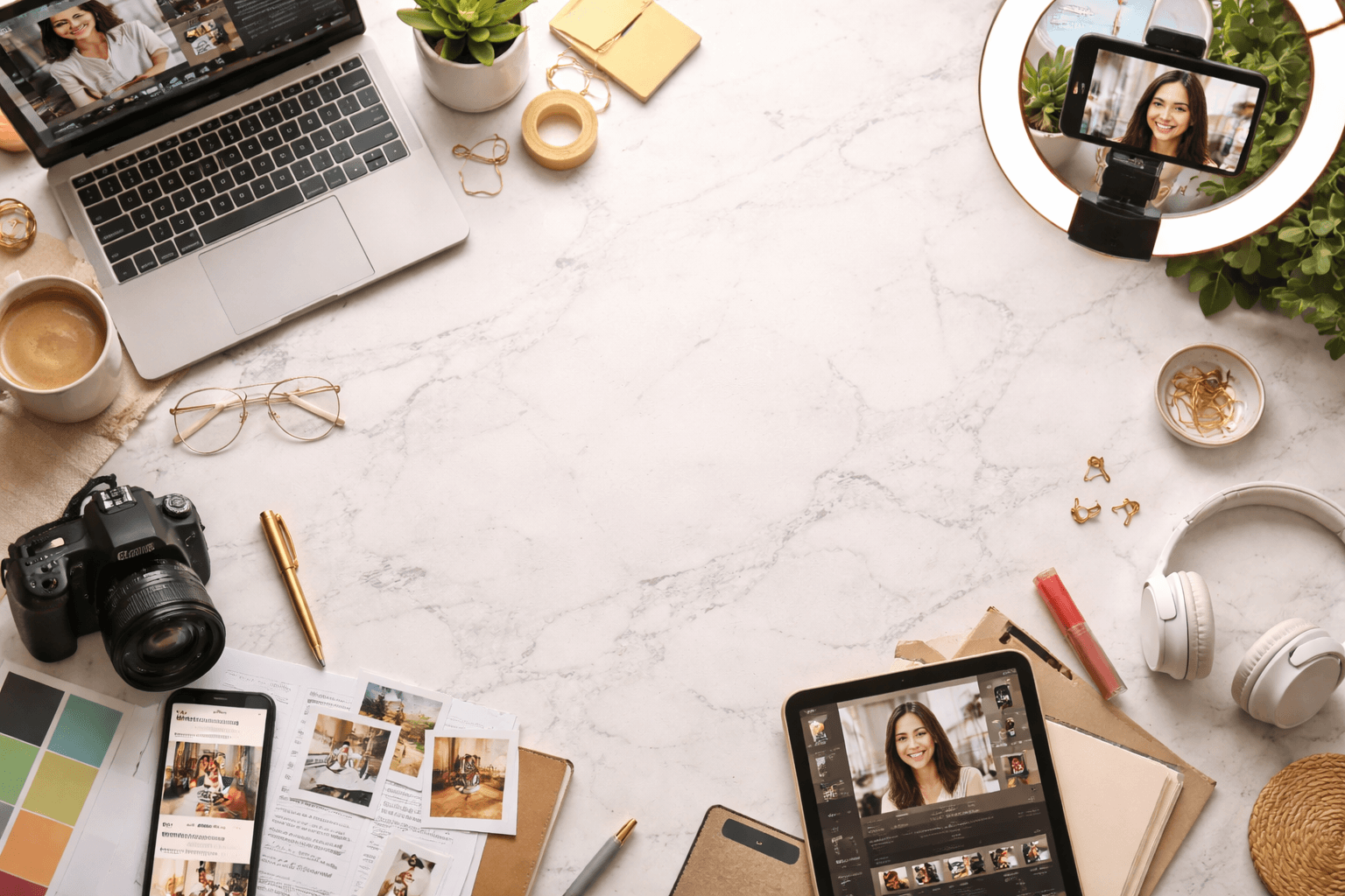 Creative workspace and content tools